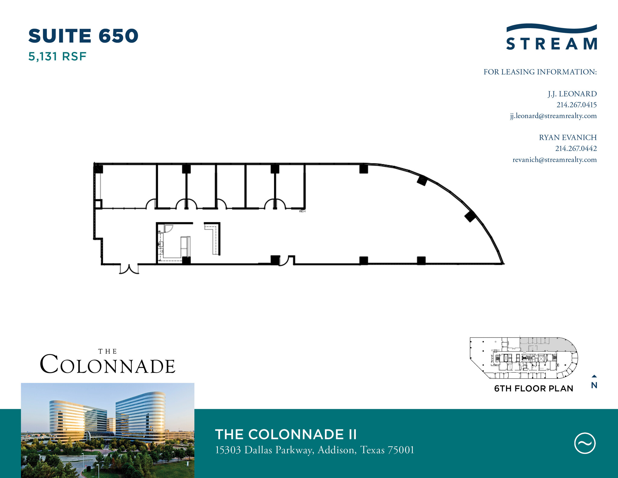 15301 N Dallas Pky, Addison, TX en alquiler Plano de la planta- Imagen 1 de 2