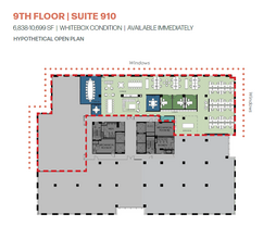 1850 M St NW, Washington, DC en alquiler Plano de la planta- Imagen 1 de 1