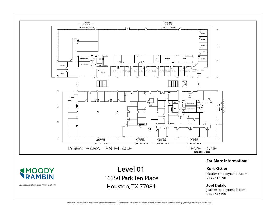 16350 Park Ten Place Dr, Houston, TX en alquiler Plano de la planta- Imagen 1 de 1