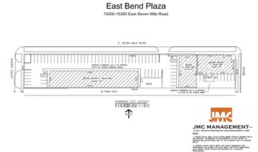 15200-15262 E Seven Mile Rd, Detroit, MI en alquiler Plano del sitio- Imagen 2 de 2