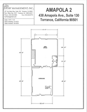 438 Amapola Ave, Torrance, CA en alquiler Plano de la planta- Imagen 1 de 1