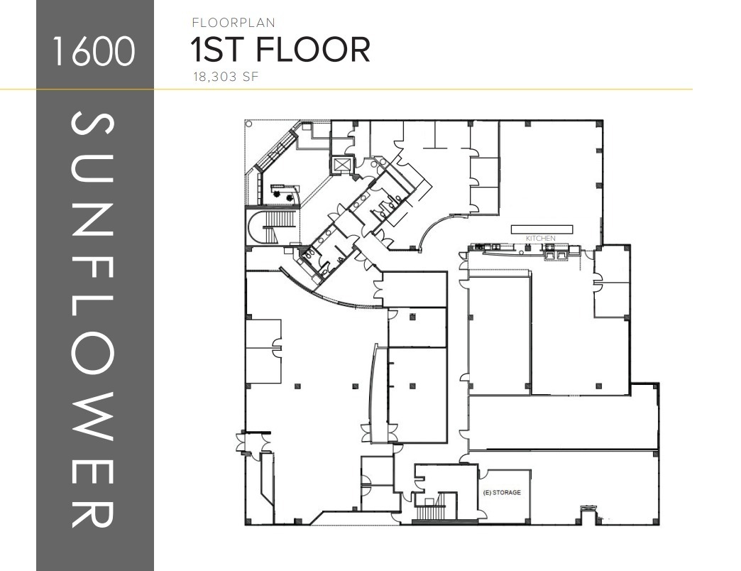 1600 Sunflower Ave, Costa Mesa, CA en alquiler Plano de la planta- Imagen 1 de 5