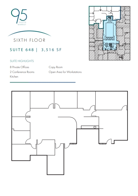 95 S Market St, San Jose, CA en alquiler Plano de la planta- Imagen 1 de 1