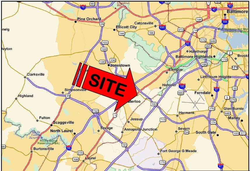 7223-7281 Washington Blvd, Elkridge, MD en alquiler - Plano de solar - Imagen 2 de 7