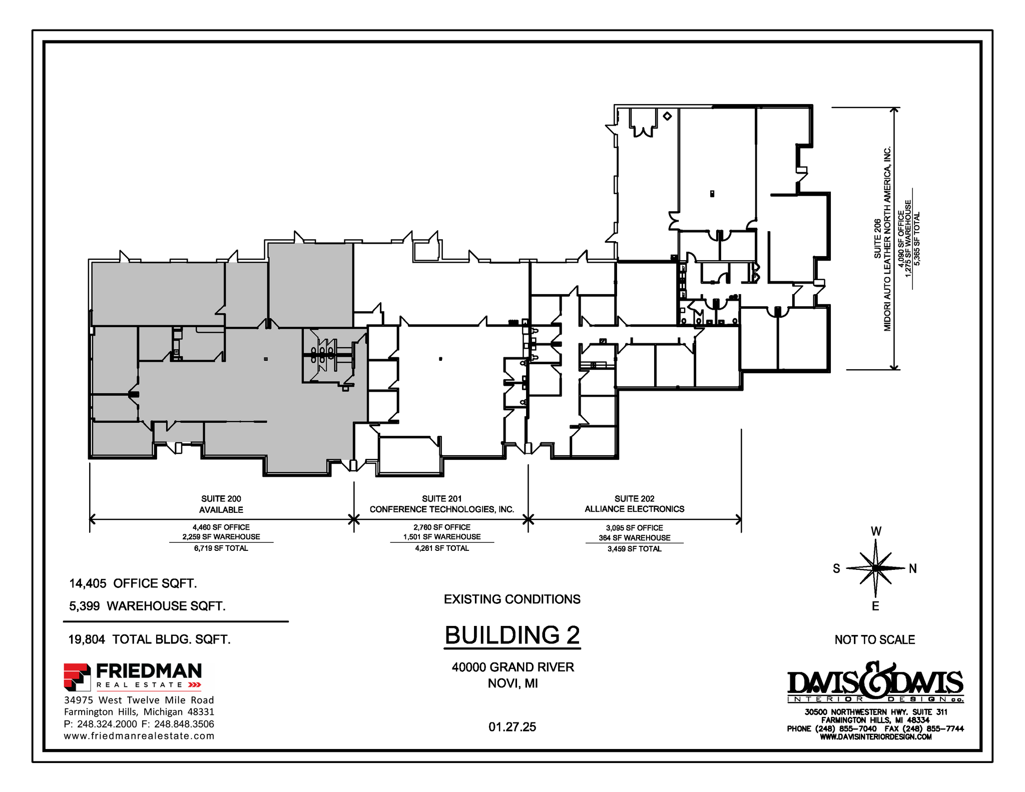 40000 Grand River Ave, Novi, MI en alquiler Plano de la planta- Imagen 1 de 1