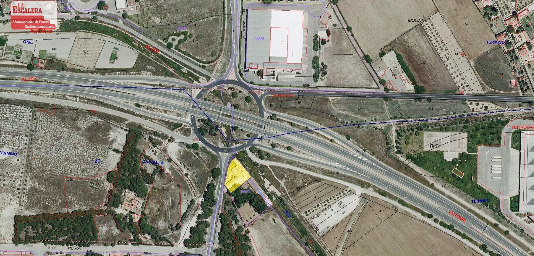 Nave en Castalla, Alicante en venta Vista aérea- Imagen 1 de 3