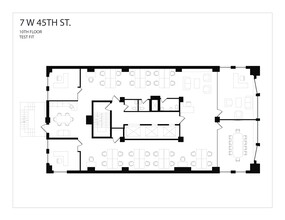 7 W 45th St, New York, NY en alquiler Plano del sitio- Imagen 1 de 1