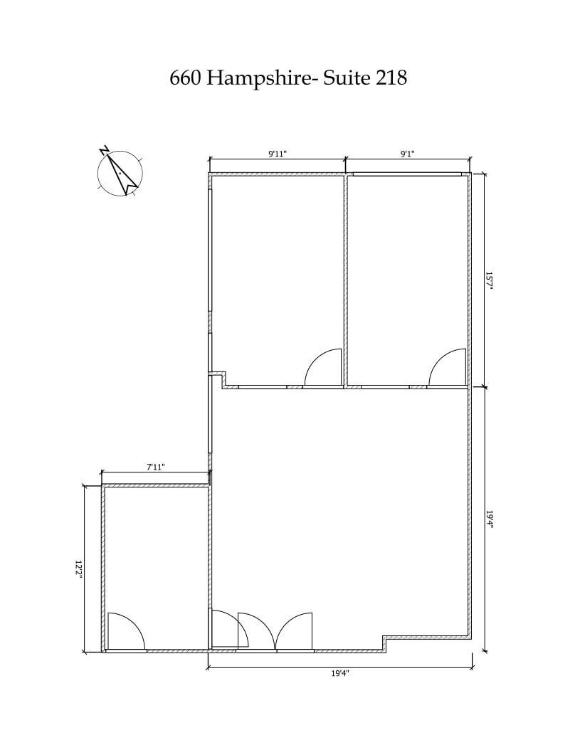 660 Hampshire Rd, Westlake Village, CA en alquiler Plano de la planta- Imagen 1 de 2