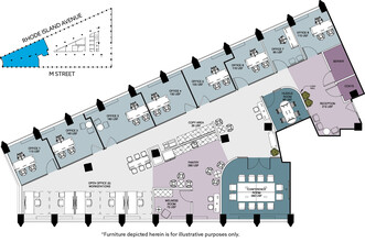 1730 Rhode Island Ave NW, Washington, DC en alquiler Plano de la planta- Imagen 2 de 2