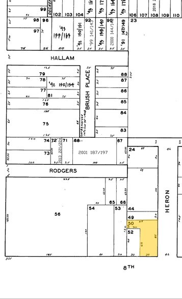 40 Heron St, San Francisco, CA en alquiler - Plano de solar - Imagen 2 de 16