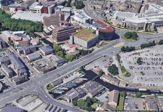 Wakefield Rd, Huddersfield, WYK - Aérea vista de mapa