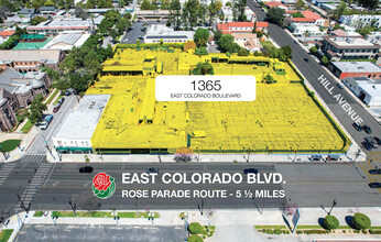 1365 E Colorado Blvd, Pasadena, CA - VISTA AÉREA  vista de mapa - Image1