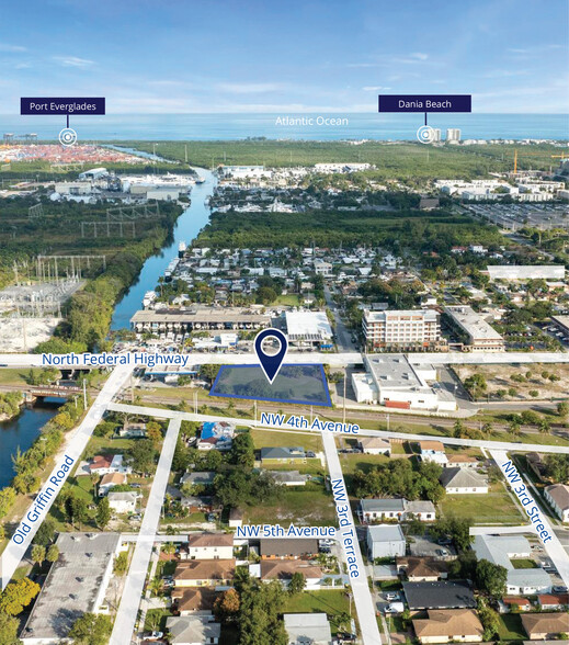 321 N Federal Hwy, Dania, FL en venta - Vista aérea - Imagen 1 de 5