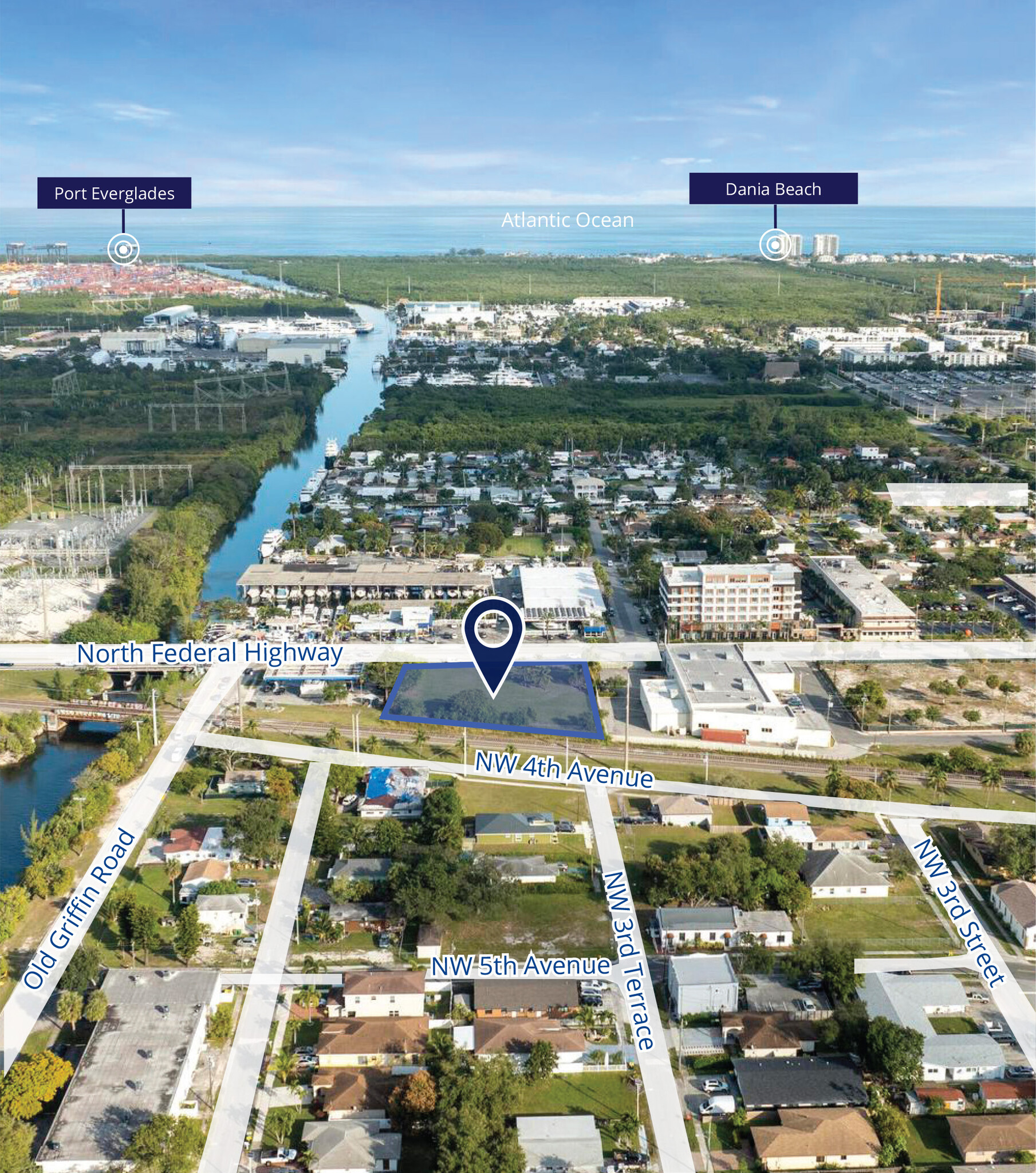 321 N Federal Hwy, Dania, FL en venta Vista aérea- Imagen 1 de 6