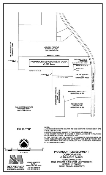 Cross Park Dr, Pearl, MS en venta - Plano de solar - Imagen 2 de 3