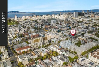 2222 Bush St, San Francisco, CA - VISTA AÉREA  vista de mapa