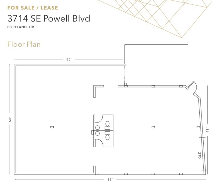 3714 SE Powell Blvd, Portland, OR en venta - Plano de la planta - Imagen 2 de 12