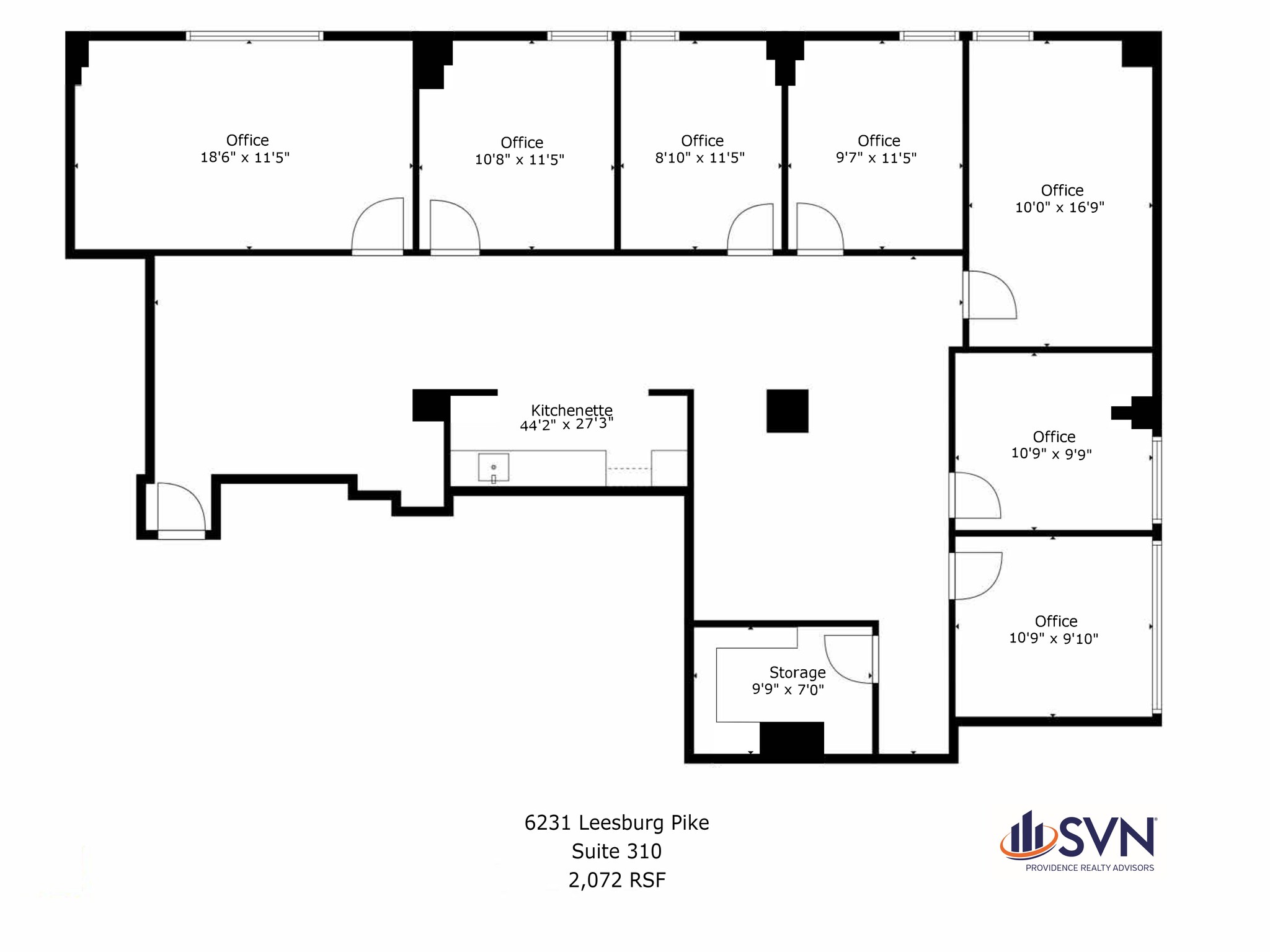 6231 Leesburg Pike, Falls Church, VA en alquiler Plano del sitio- Imagen 1 de 1