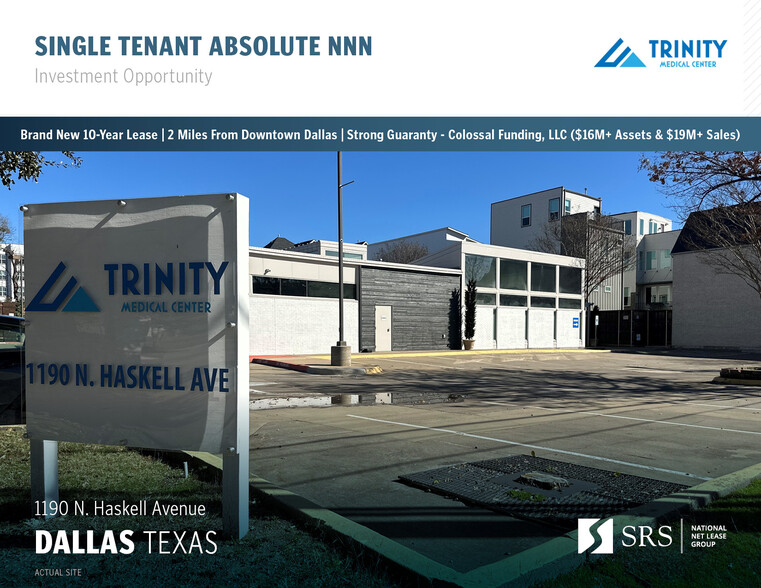 1190 N Haskell Ave, Dallas, TX en venta - Foto del edificio - Imagen 1 de 11