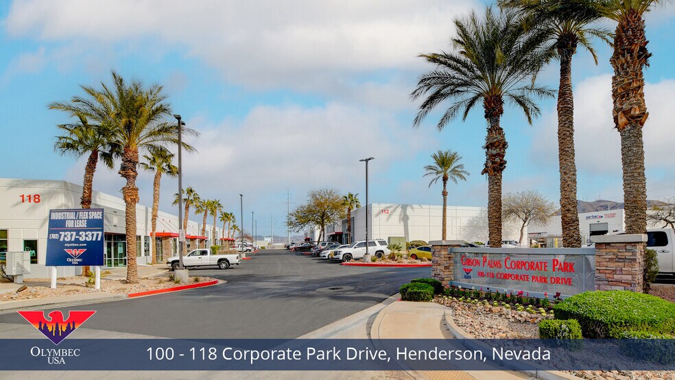 102 Corporate Park Dr, Henderson, NV en alquiler - Foto del edificio - Imagen 2 de 16