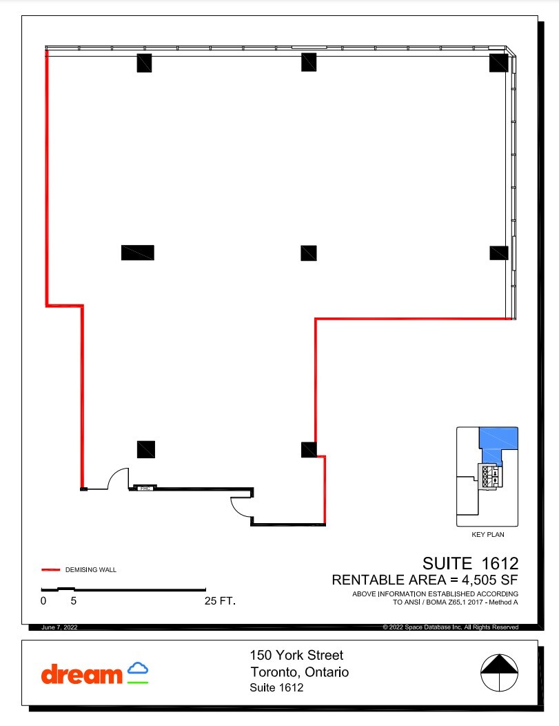 150 York St, Toronto, ON en alquiler Plano de la planta- Imagen 1 de 1