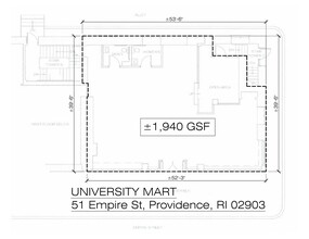 51 Empire St, Providence, RI en alquiler Plano del sitio- Imagen 1 de 1