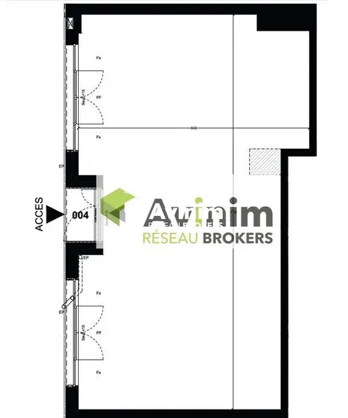 Local en Clichy en venta - Plano de la planta - Imagen 2 de 2