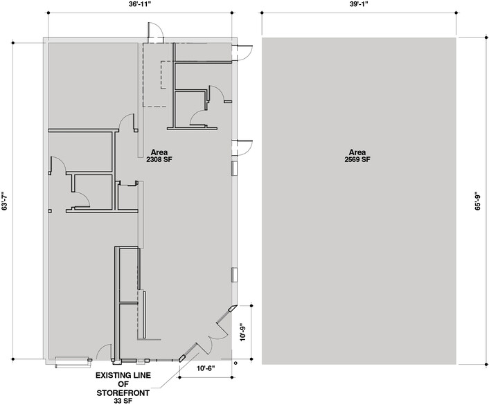 501 N College Ave, Indianapolis, IN en venta - Plano de la planta - Imagen 2 de 17