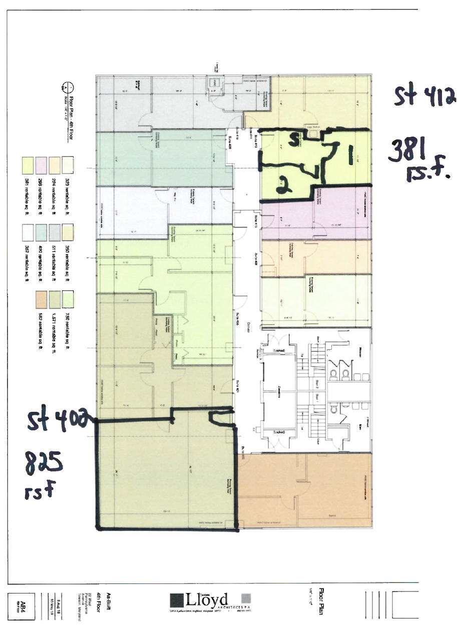 22 W Pennsylvania Ave, Towson, MD en alquiler Plano de la planta- Imagen 1 de 1