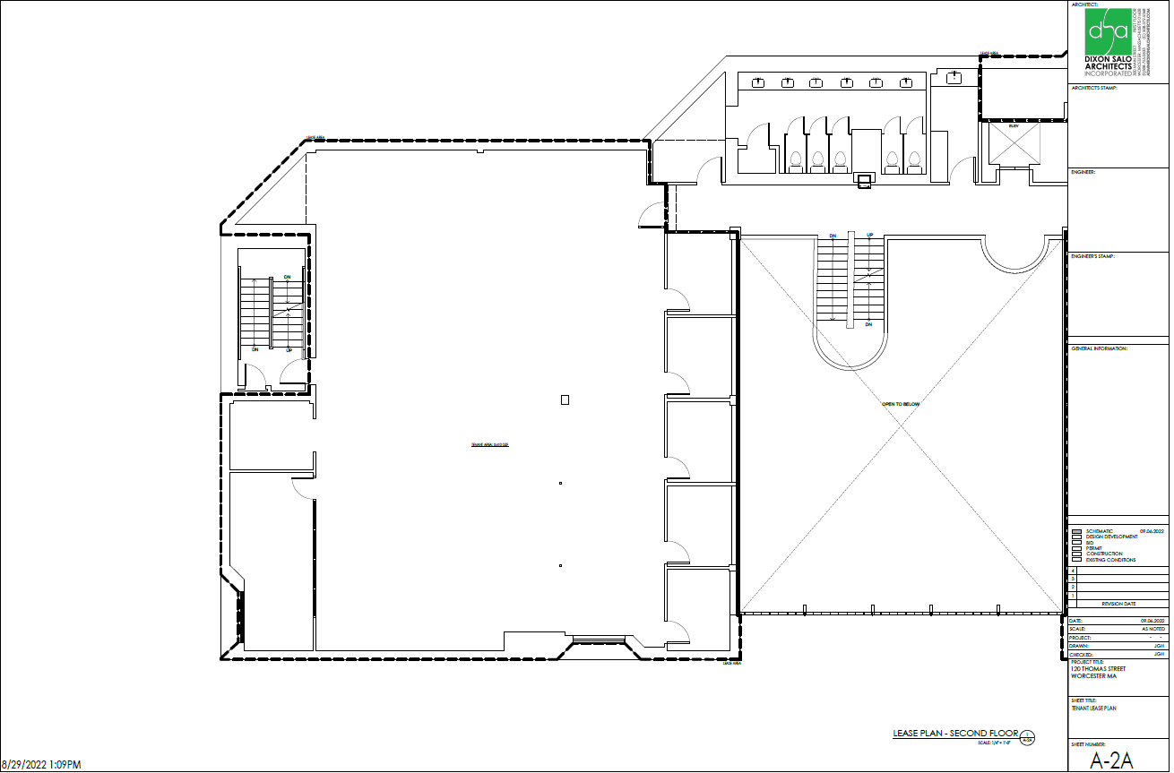 120 Thomas St, Worcester, MA en alquiler Plano de la planta- Imagen 1 de 1