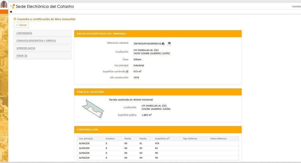 Nave en Izagre, León en venta - Foto del edificio - Imagen 2 de 2