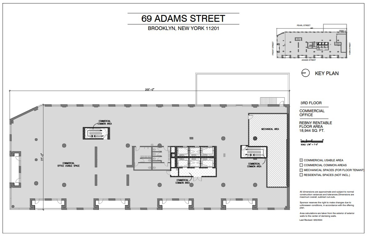 69 Adams St, Brooklyn, NY en alquiler Plano de la planta- Imagen 1 de 8