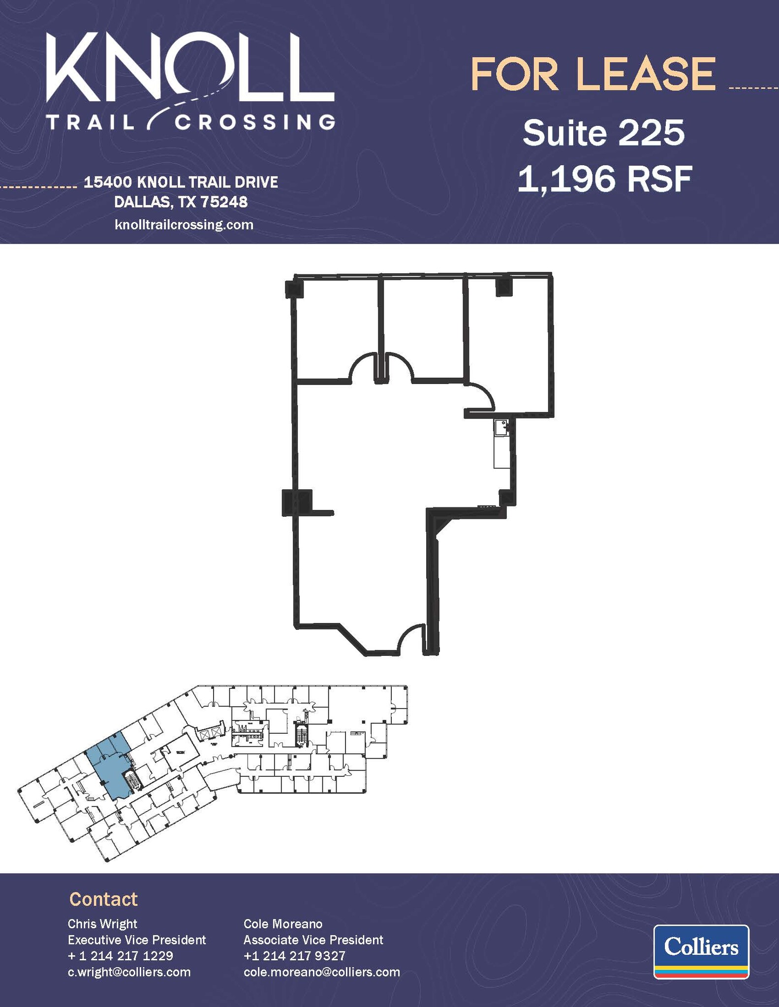 15400 Knoll Trail Dr, Dallas, TX en alquiler Plano de la planta- Imagen 1 de 1