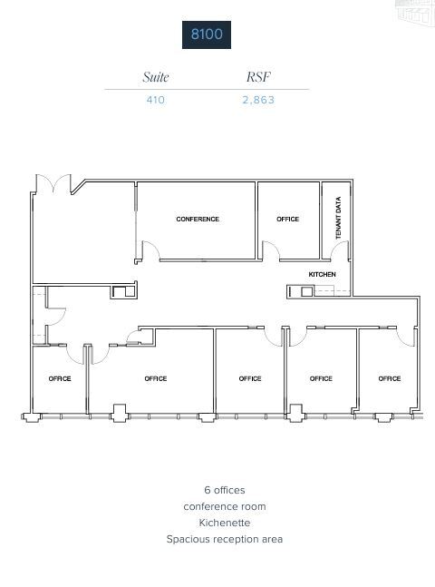 8100 Boone Blvd, Vienna, VA en alquiler Plano de la planta- Imagen 1 de 1