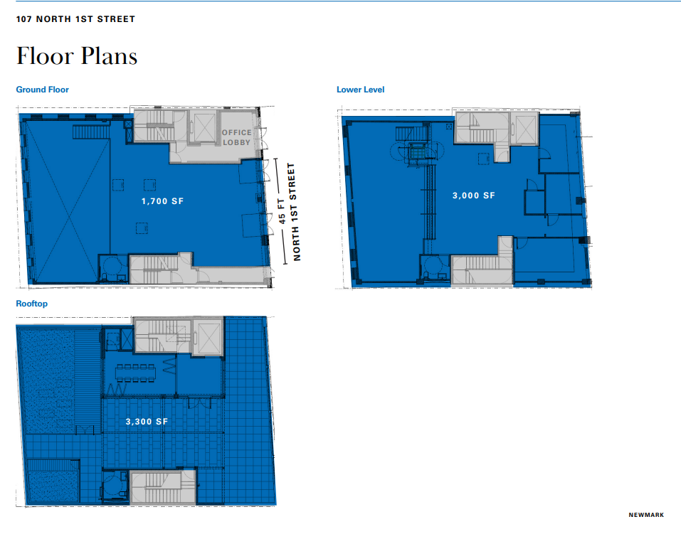 107 N 1st St, Brooklyn, NY en alquiler Plano de la planta- Imagen 1 de 1