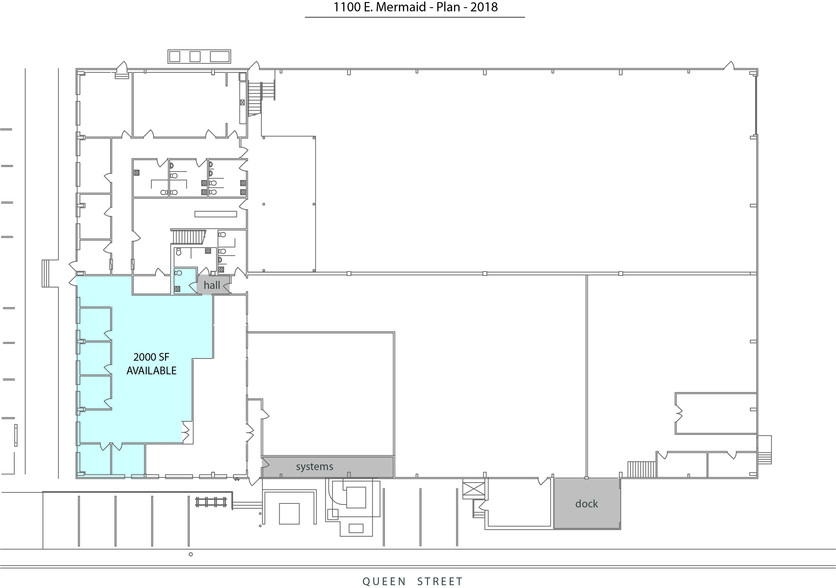 1100 E Mermaid Ln, Wyndmoor, PA en alquiler - Plano de la planta - Imagen 3 de 3