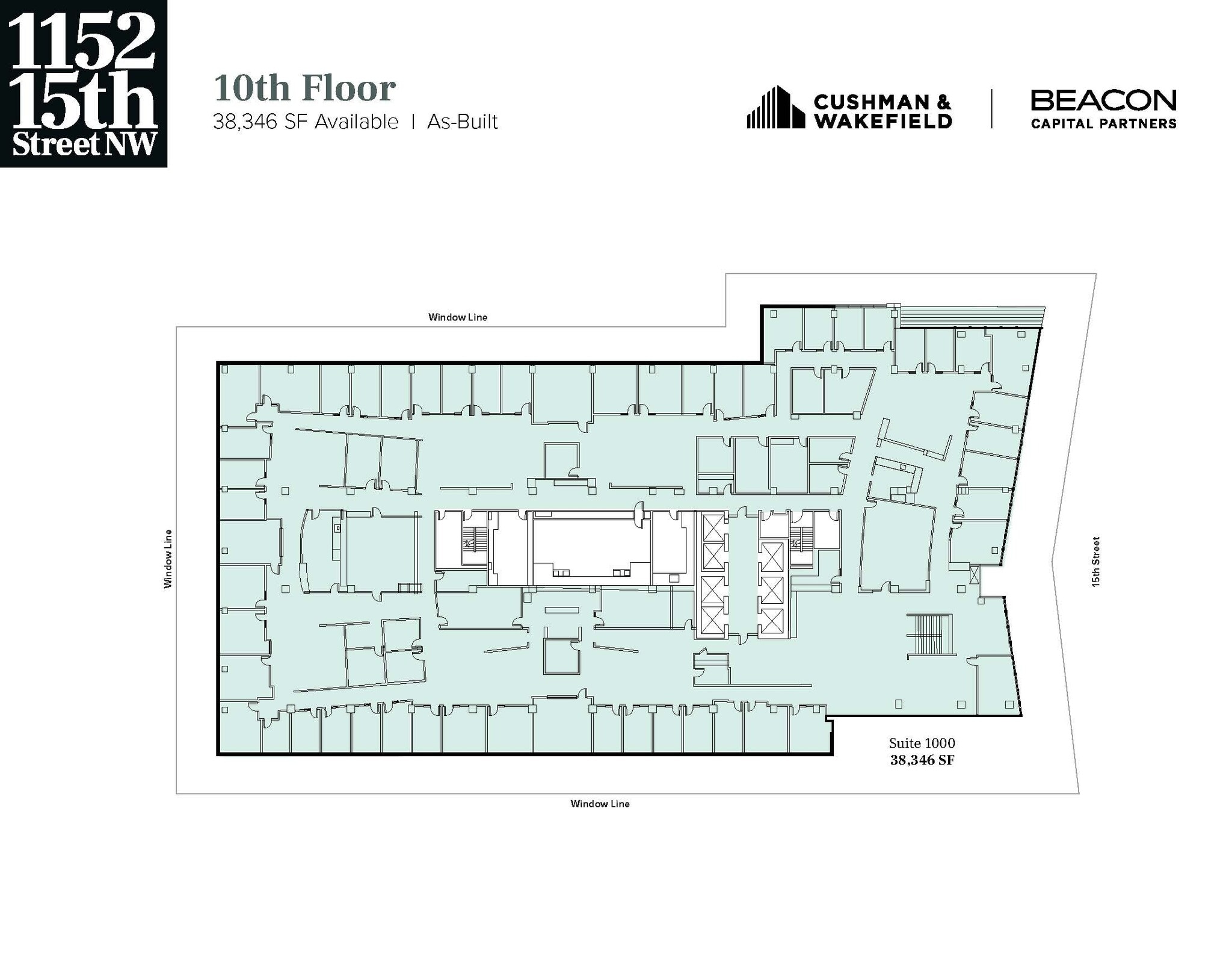 1152 15th St NW, Washington, DC en alquiler Plano de la planta- Imagen 1 de 3