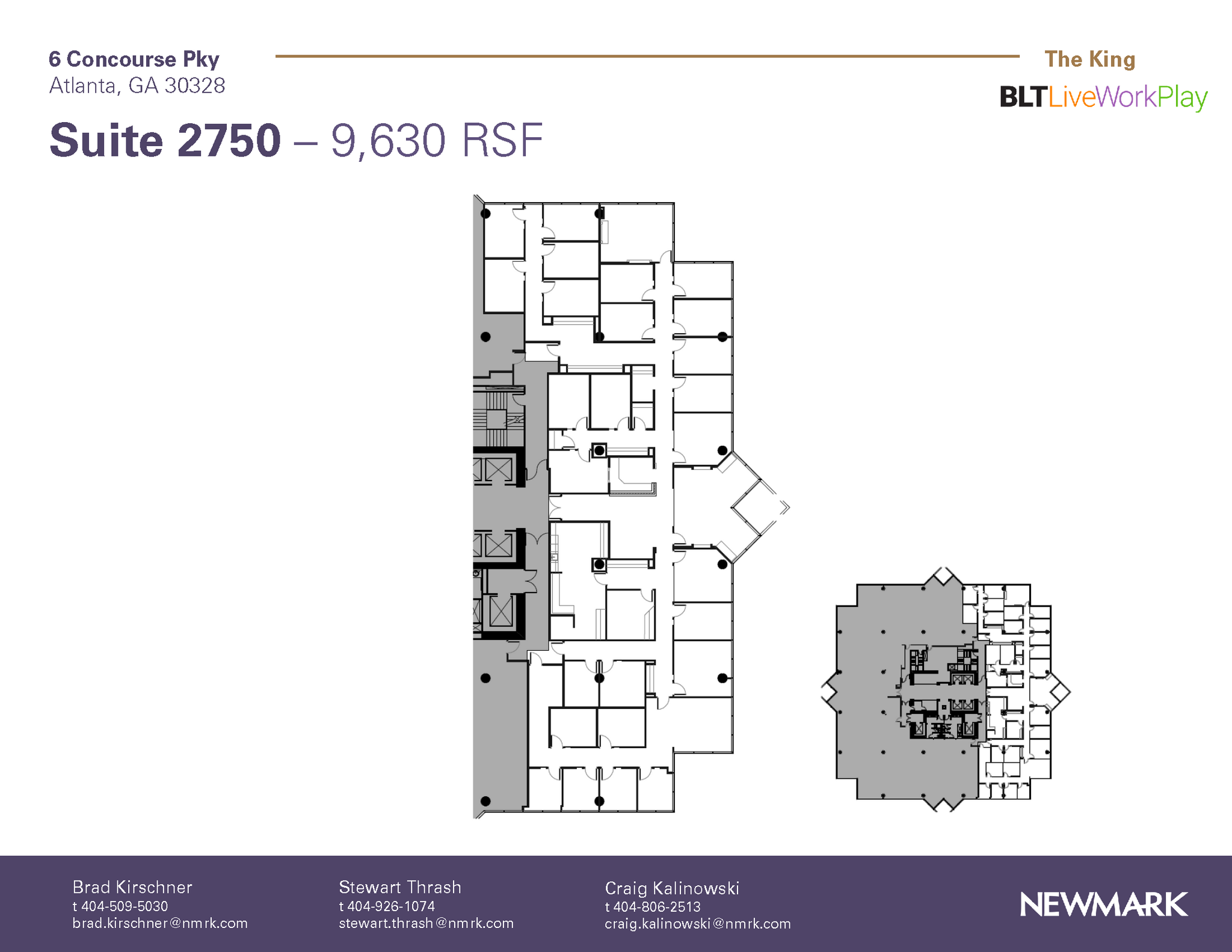 6 Concourse Pky NE, Atlanta, GA en alquiler Plano de la planta- Imagen 1 de 1