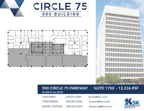 900 Circle 75 Pky SE, Atlanta, GA en alquiler Plano del sitio- Imagen 1 de 1