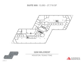 3200 Wilcrest Dr, Houston, TX en alquiler Plano de la planta- Imagen 1 de 1