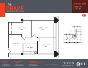 2211-2215 S York Rd, Oak Brook, IL en alquiler Plano de la planta- Imagen 1 de 1