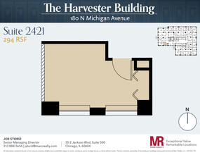 180 N Michigan Ave, Chicago, IL en alquiler Plano de la planta- Imagen 1 de 3