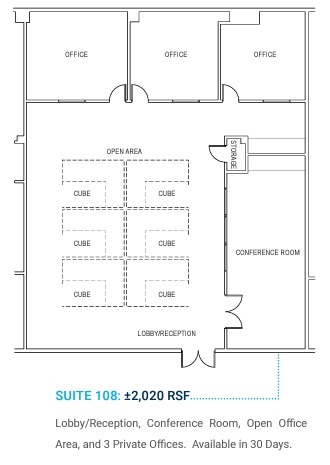 9685 Via Excelencia, San Diego, CA en alquiler Plano de la planta- Imagen 1 de 1