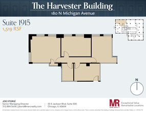 180 N Michigan Ave, Chicago, IL en alquiler Plano de la planta- Imagen 1 de 1