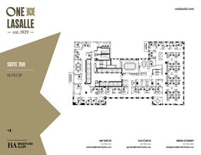 1 N La Salle St, Chicago, IL en alquiler Plano de la planta- Imagen 2 de 2