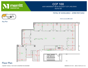 6010 University Blvd, Ellicott City, MD en alquiler Plano de la planta- Imagen 1 de 1