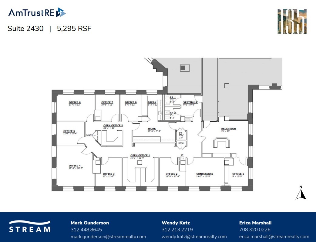 135 S LaSalle St, Chicago, IL en alquiler Plano de la planta- Imagen 1 de 1