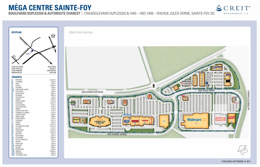 1479 Av Jules-Verne, Québec, QC en alquiler - Plano del sitio - Imagen 1 de 1