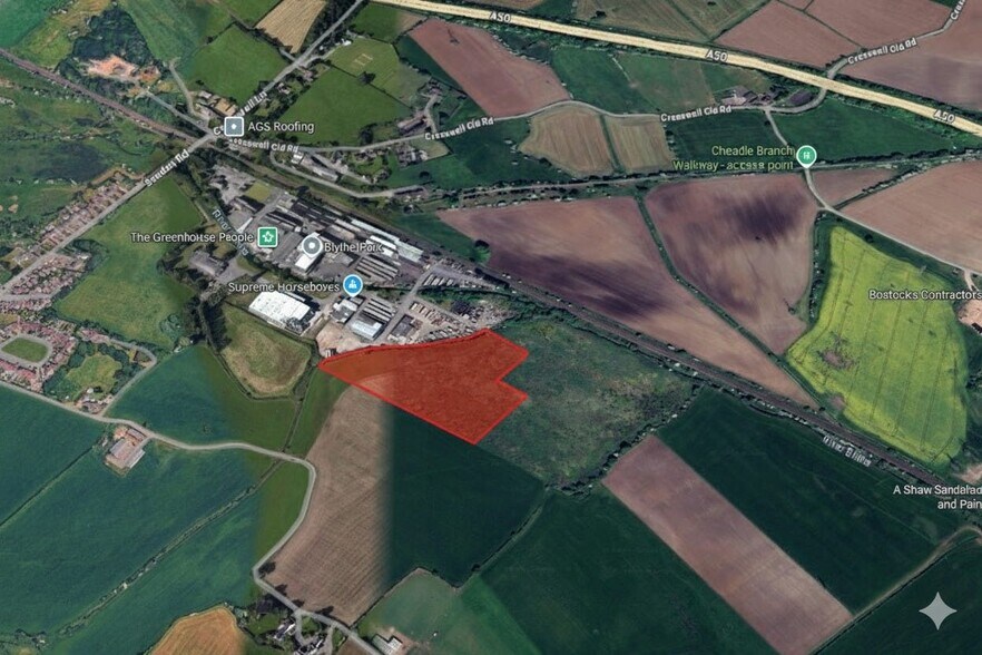Blythe Business Park, Sandon Road, Stoke On Trent en alquiler - Vista aérea - Imagen 1 de 3