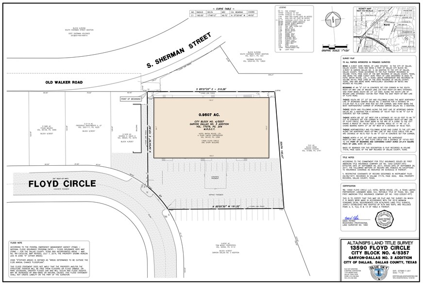 13590 Floyd Cir, Dallas, TX en alquiler - Plano del sitio - Imagen 1 de 8